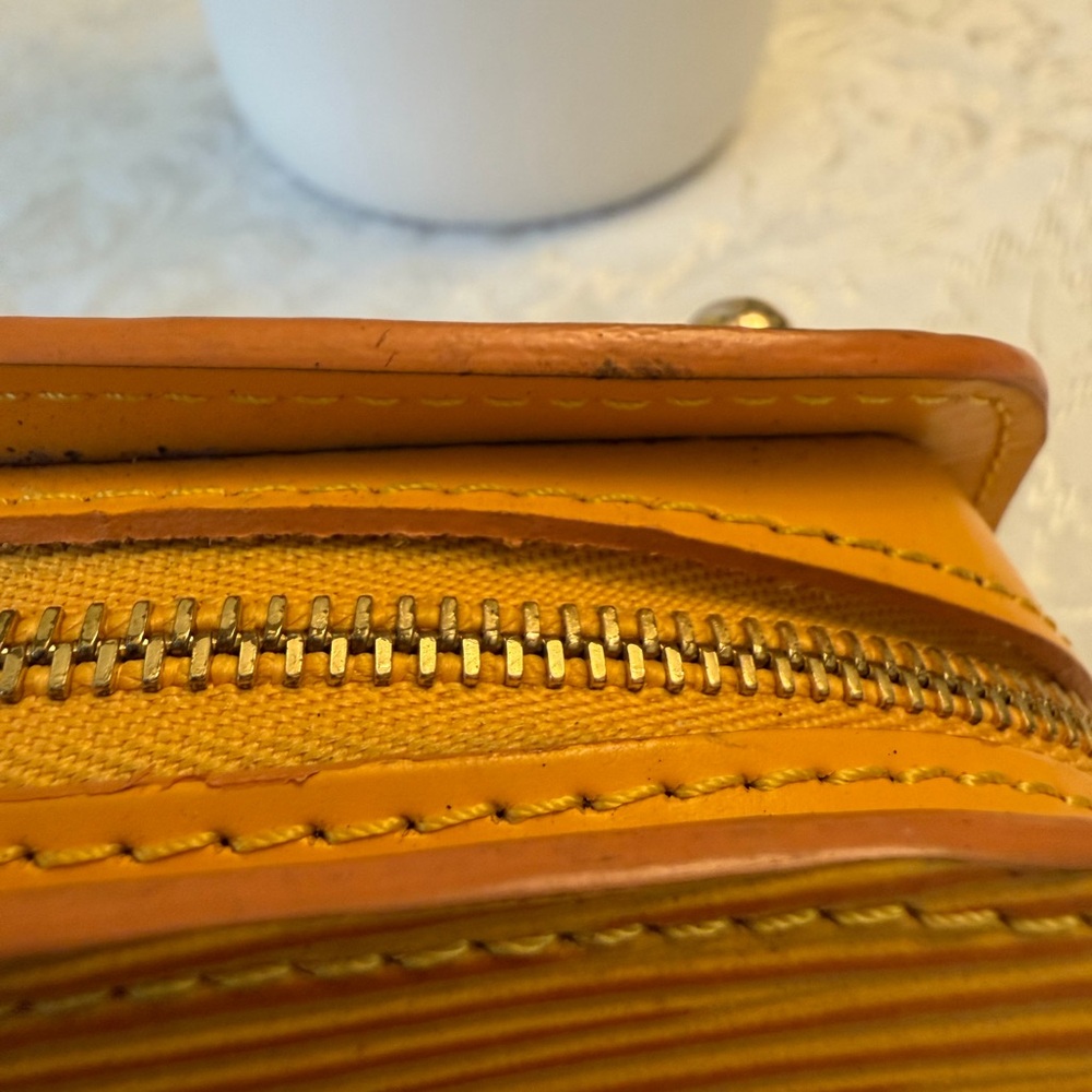 Louis Vuitton Yellow Epi Pouch - Picture 10 of 14